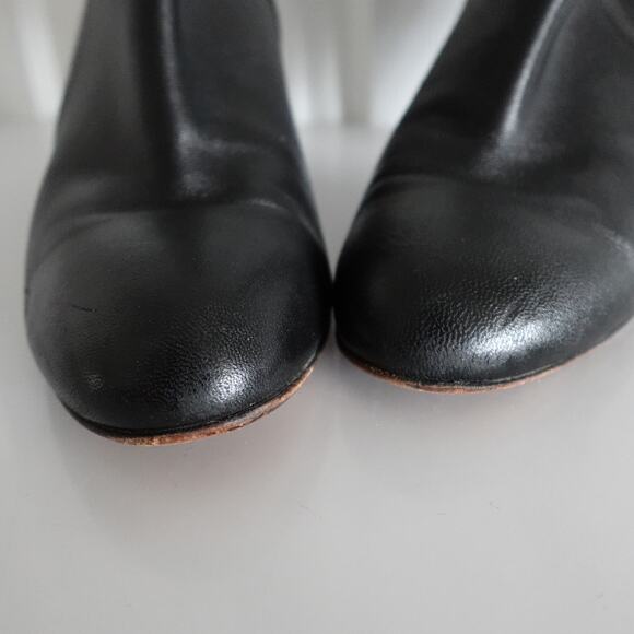 AGL Himena Black Leather Buckle Ankle Boot - Picture 5 of 9